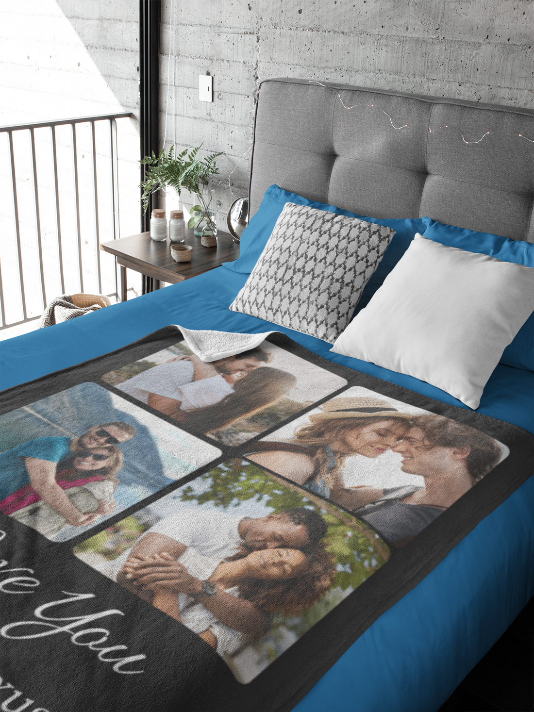 Personalized Couple Photo Blanket
