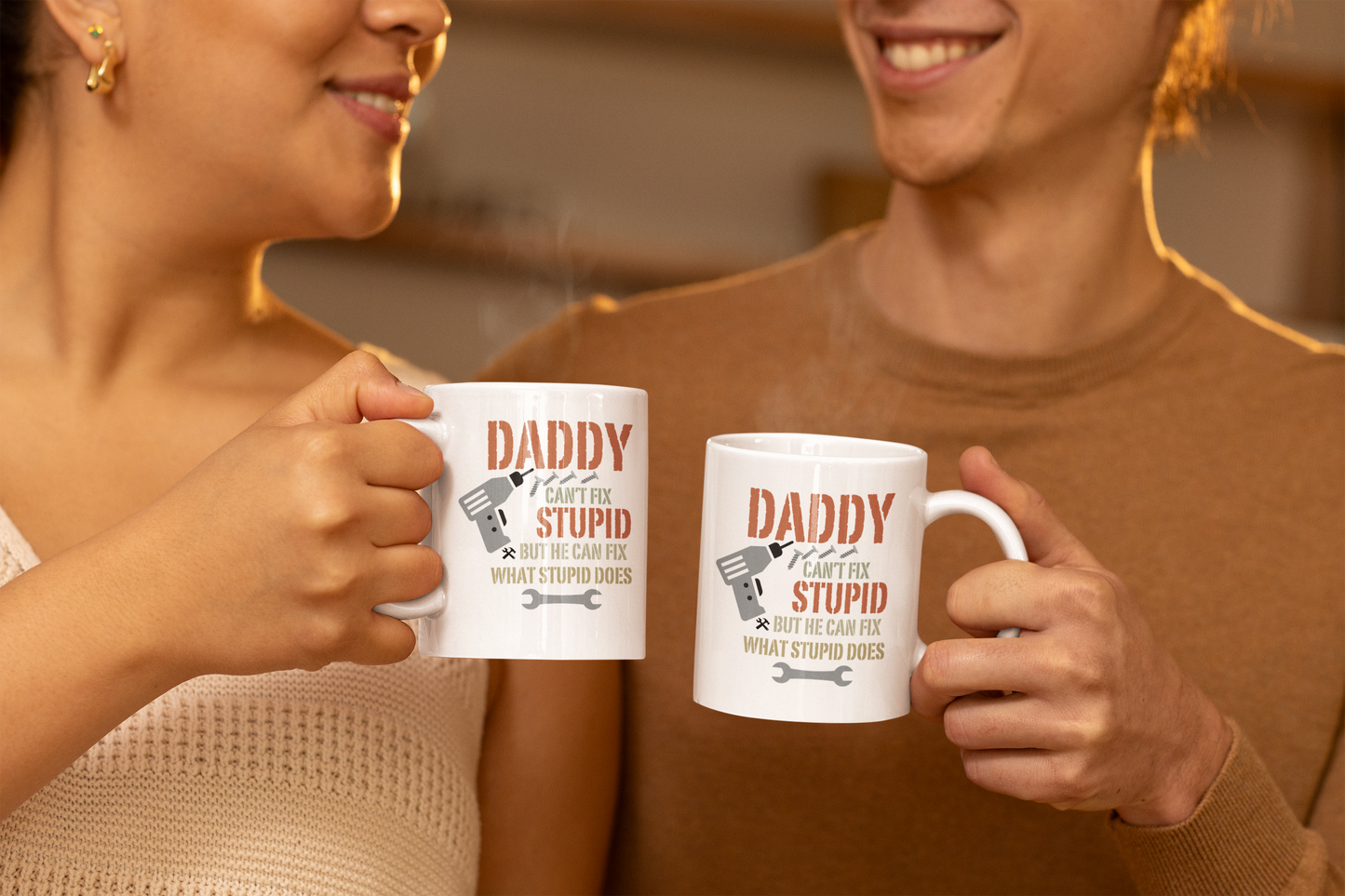 To Dad "Dad Can Fix" 11oz White Mug