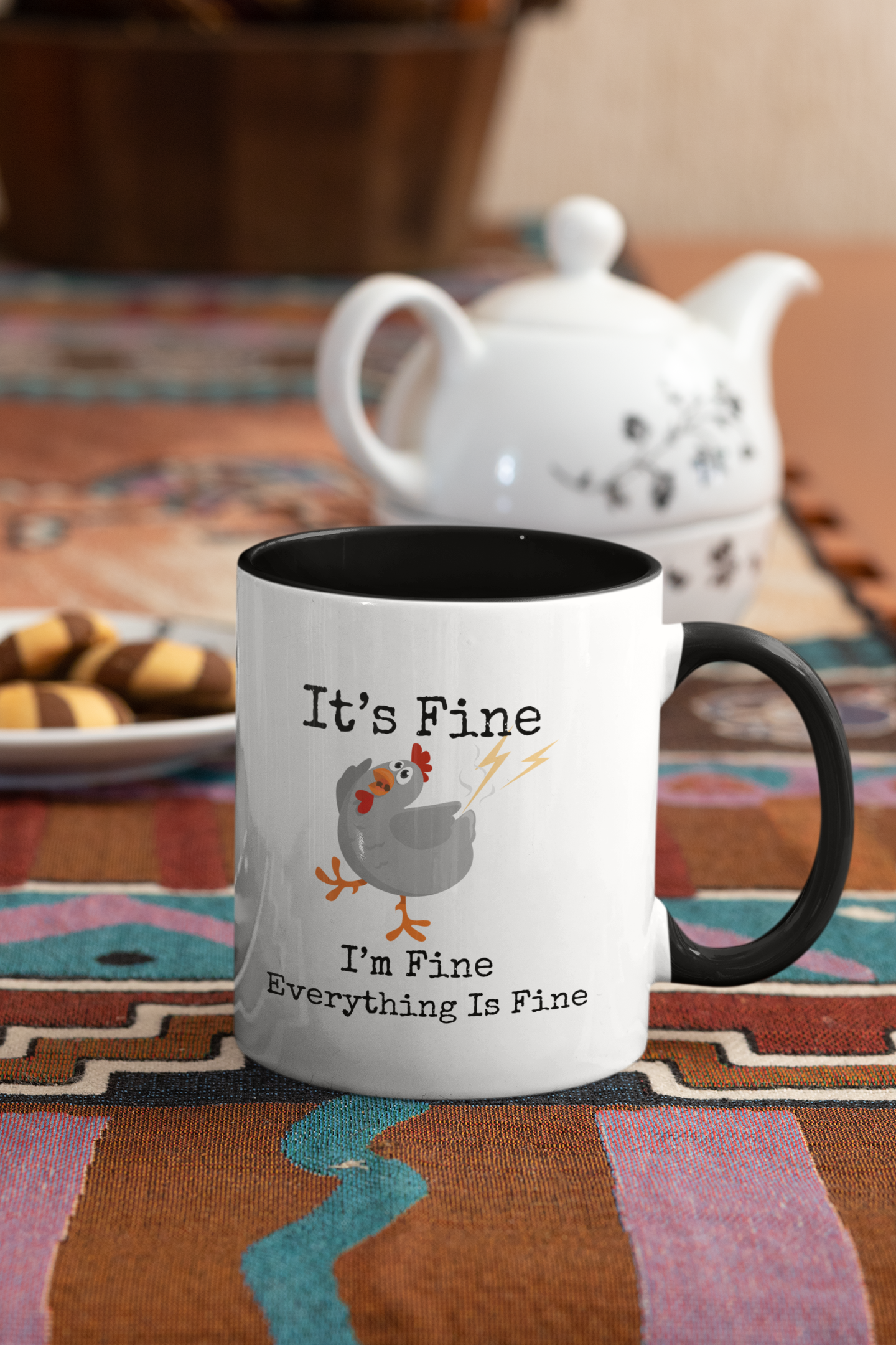 "I'm Fine" 11oz Accent Coffee Mug