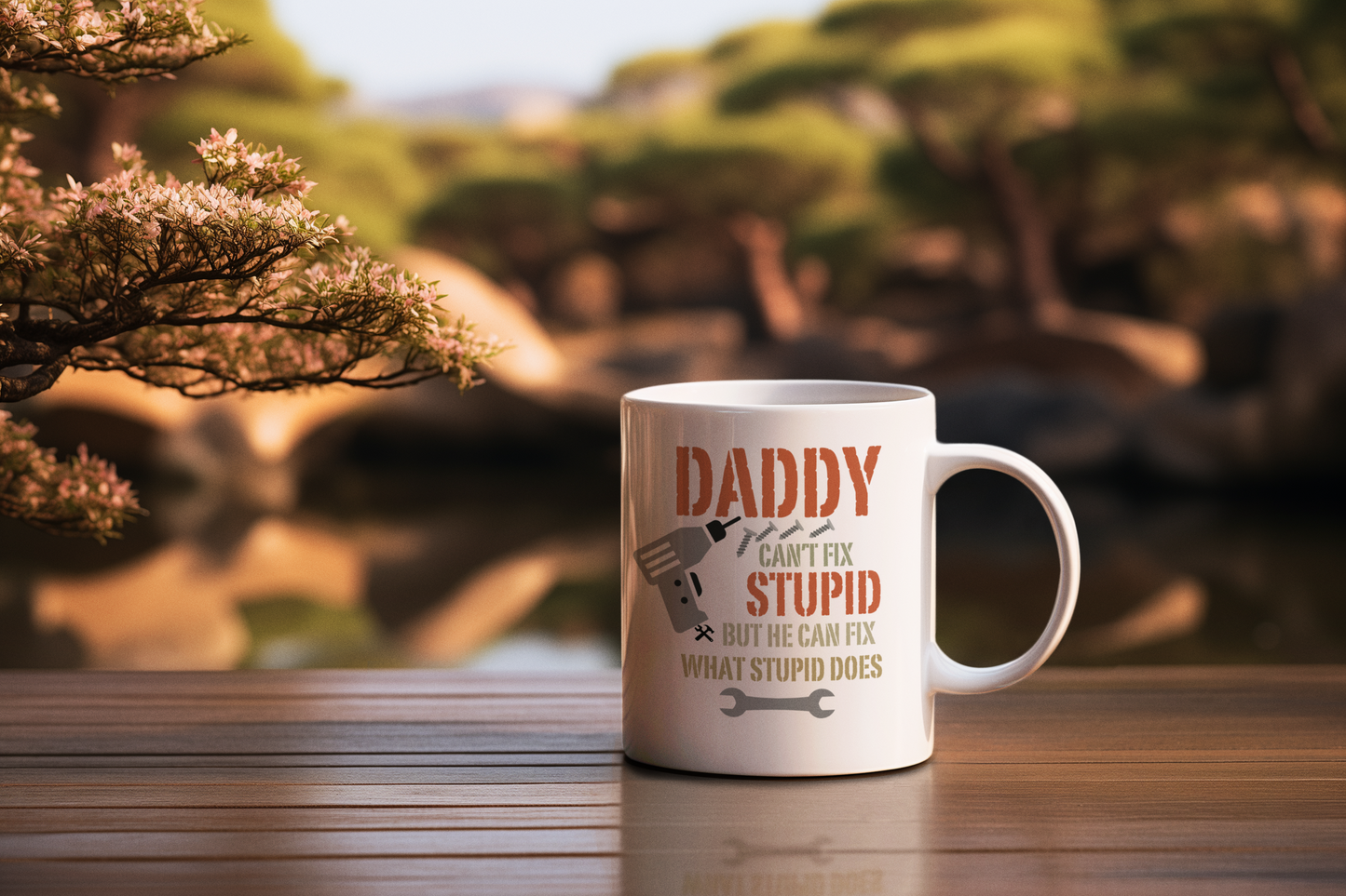 To Dad "Dad Can Fix" 11oz White Mug