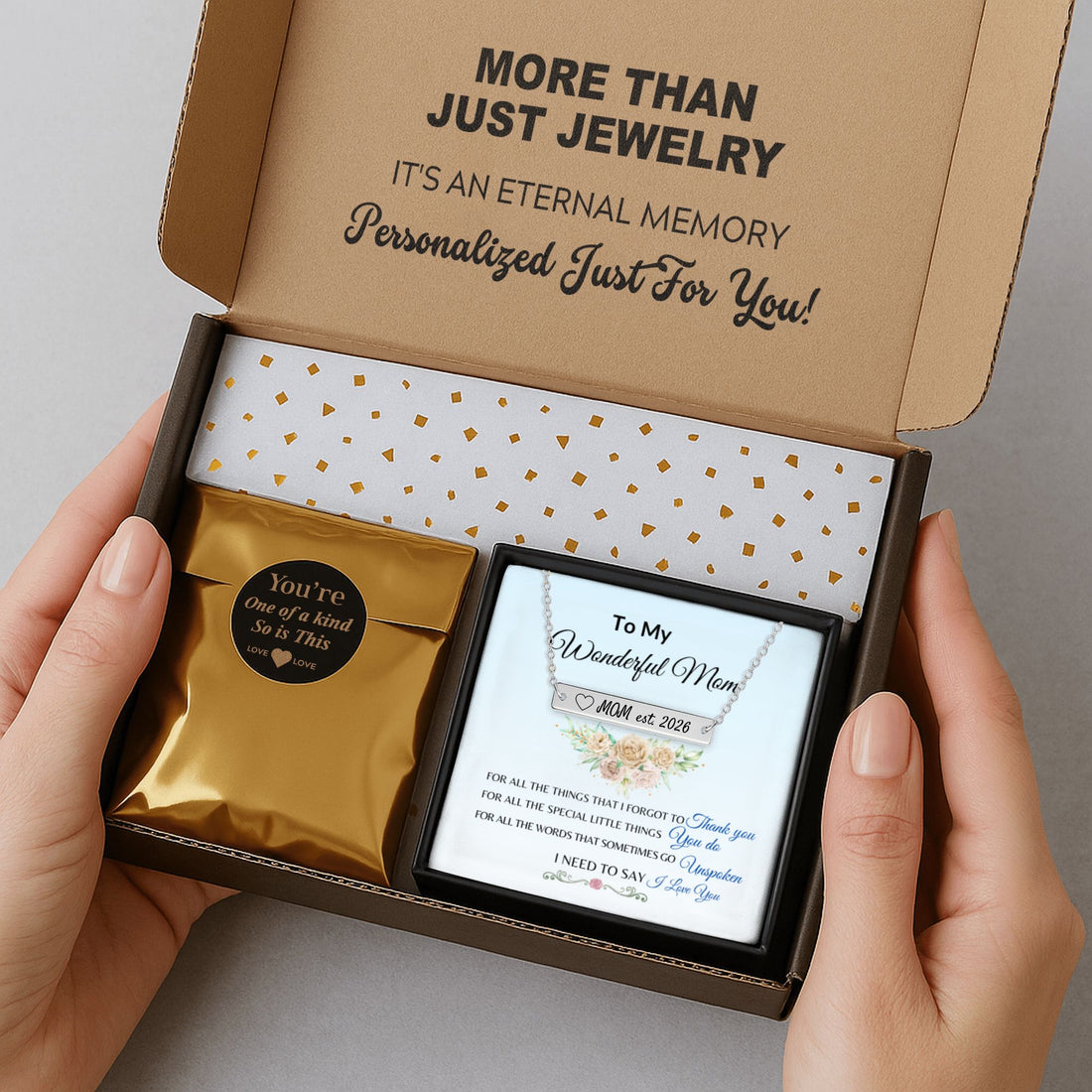 Still looking for the perfect Mother’s Day gift? Mother’s Day Keepsake, Engraved Personalized from Daughter or Son!