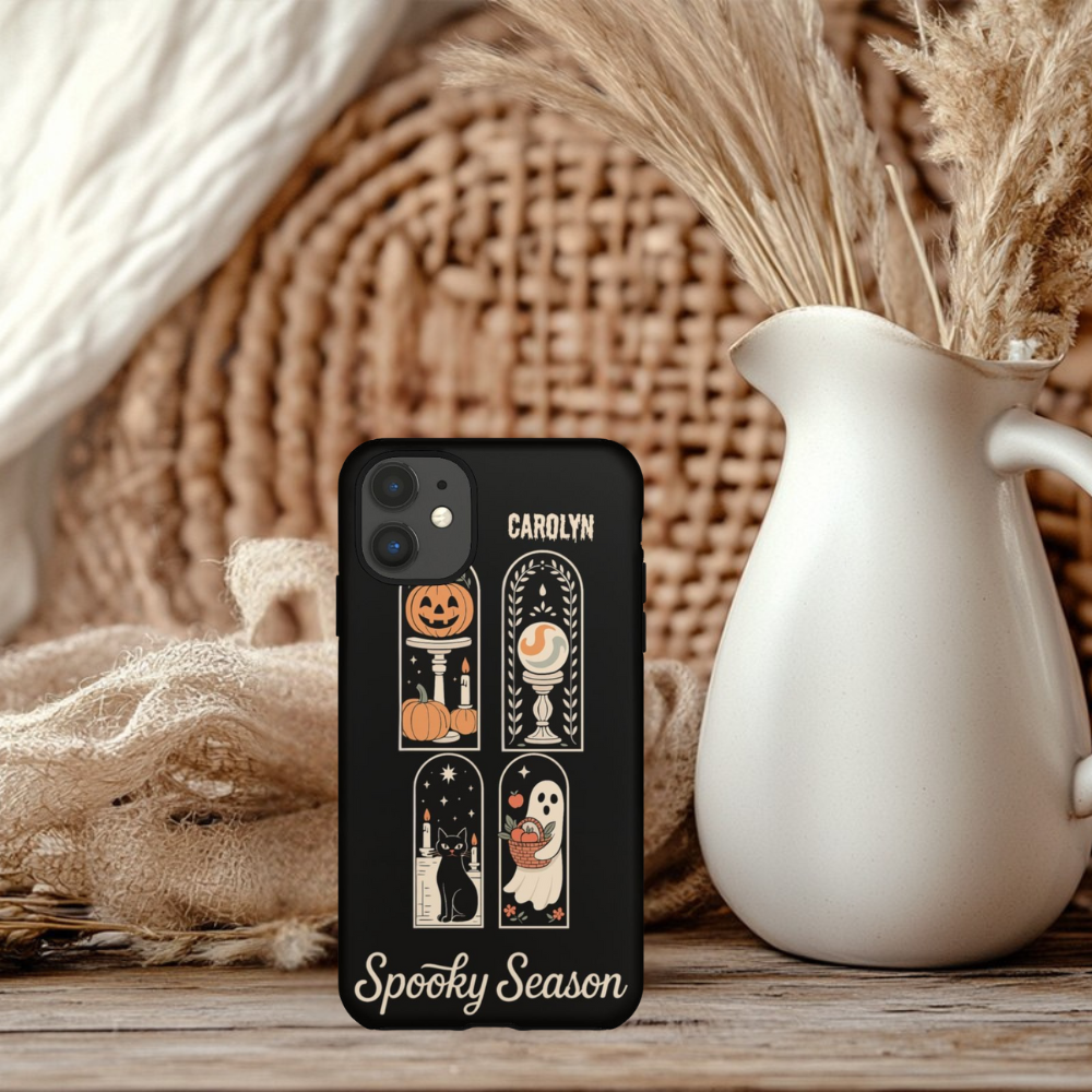 Spooky Season Custom Phone Case - Durable Dual Layer