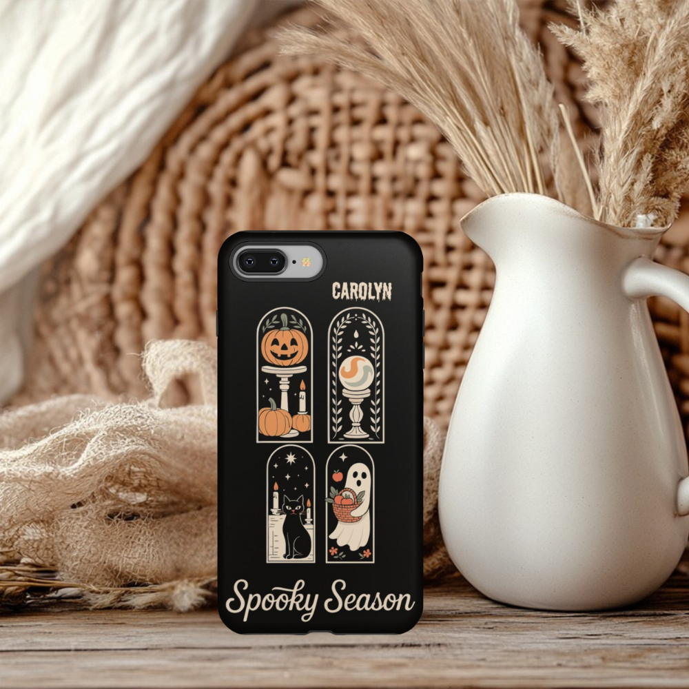 Spooky Season Custom Phone Case - Durable Dual Layer