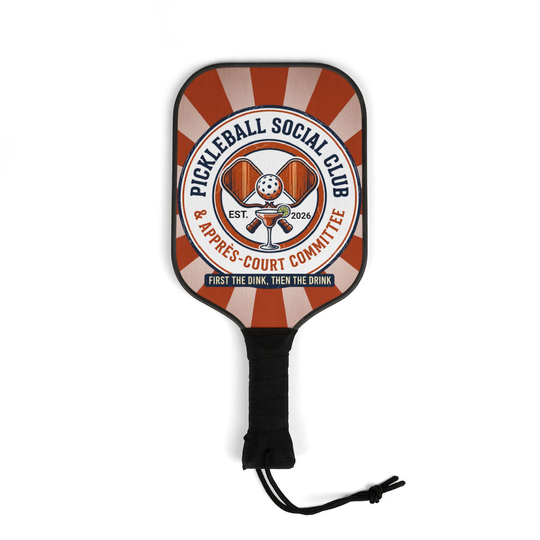 Pickleball Social Club Paddle Set with Balls & Carrying Case| Pickleball Social Club – Custom Year | Personalized Club Name + Custom Year