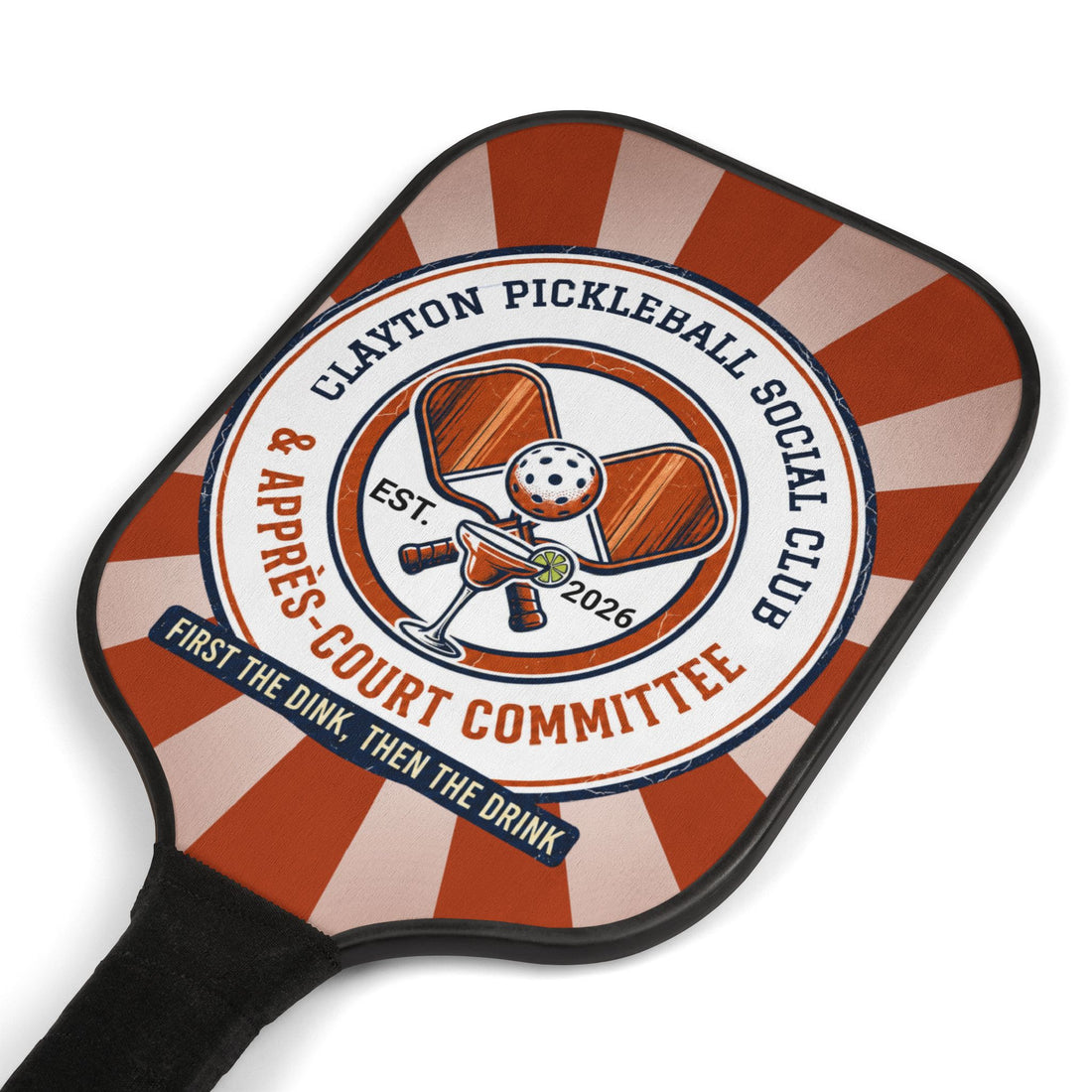 Pickleball Social Club Paddle Set with Balls & Carrying Case| Pickleball Social Club – Custom Year | Personalized Club Name + Custom Year