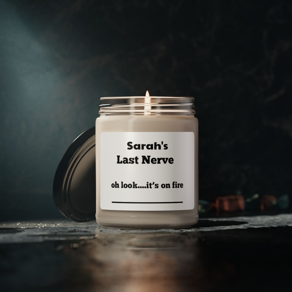 Personalized Funny Gag Gift, Unique Gifts, Funny Candle, Last Nerve Candle