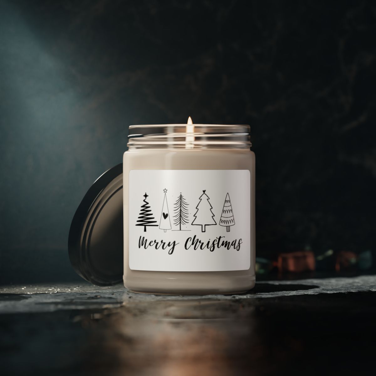 Holiday Candles, Christmas Gifts for Neighbors, Christmas Gifts for Coworkers Scented Soy Candle