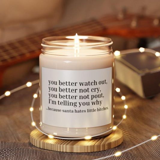 Funny Christmas gifts Santa candle, Christmas decor, Christmas candles Scented Soy Candle