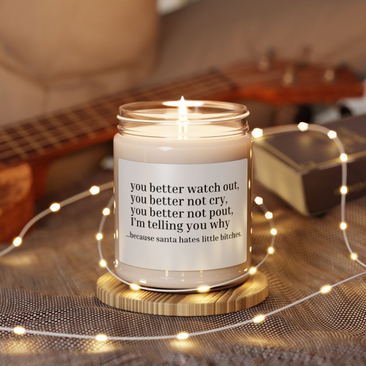 Funny Christmas gifts Santa candle, Christmas decor, Christmas candles Scented Soy Candle