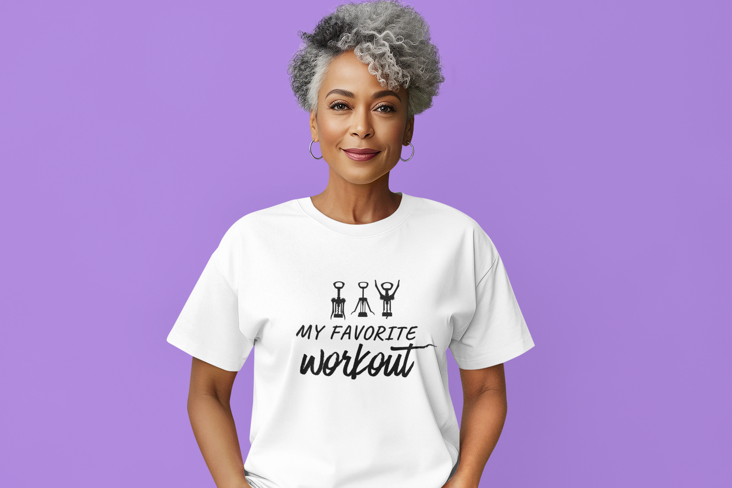 Gift for her "My Favorite Wine Workout" T-Shirt