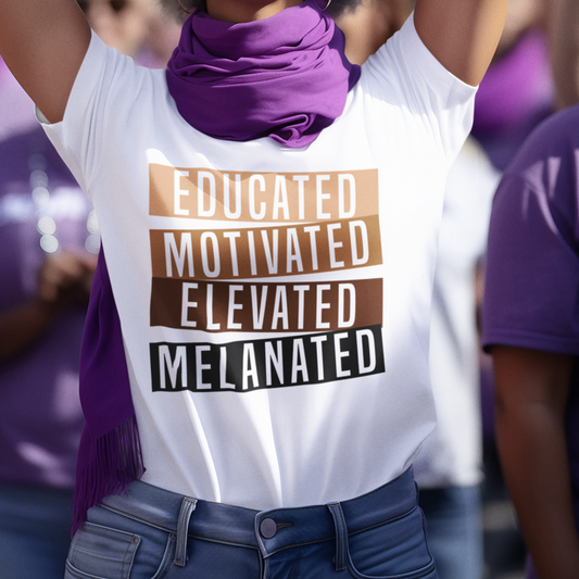 Educated/Elevated Ladies' Boyfriend T-Shirt