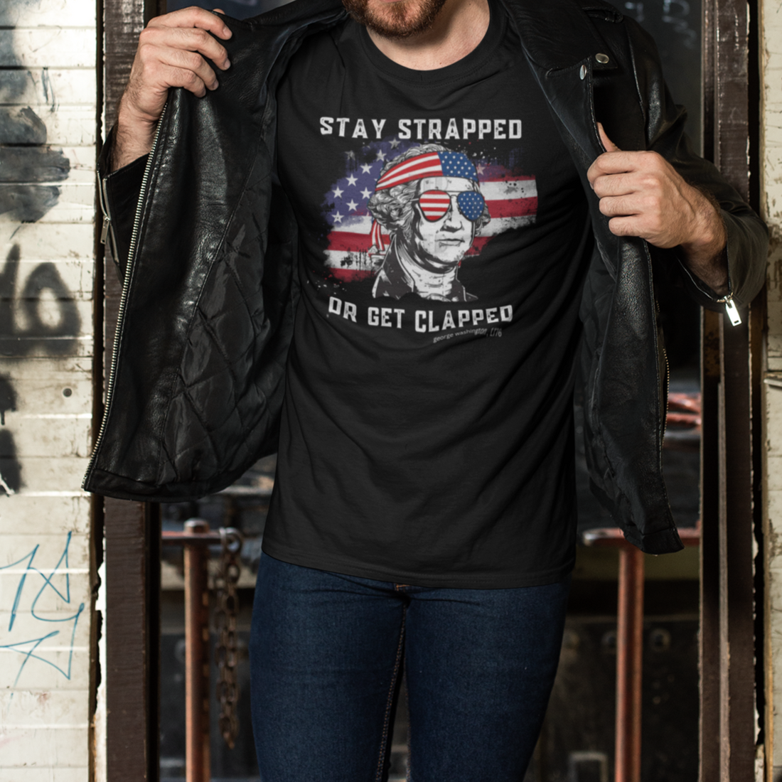 Summer Fun " Stay Strapped" Premium Short Sleeve T-Shirt