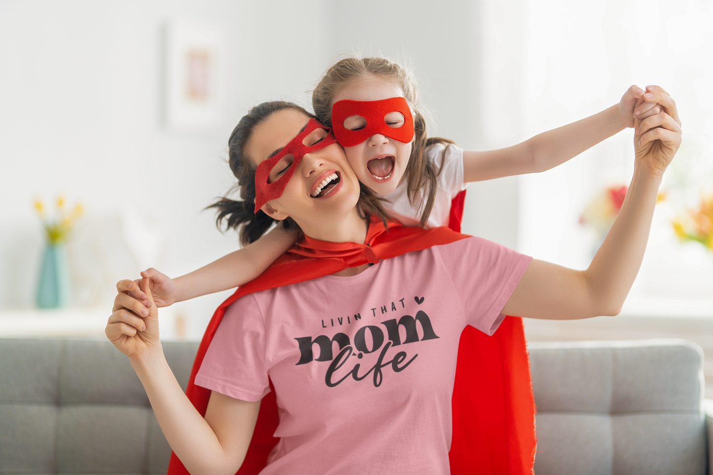 "Livin That Mom Life" Mother's Day Ladies T-Shirt