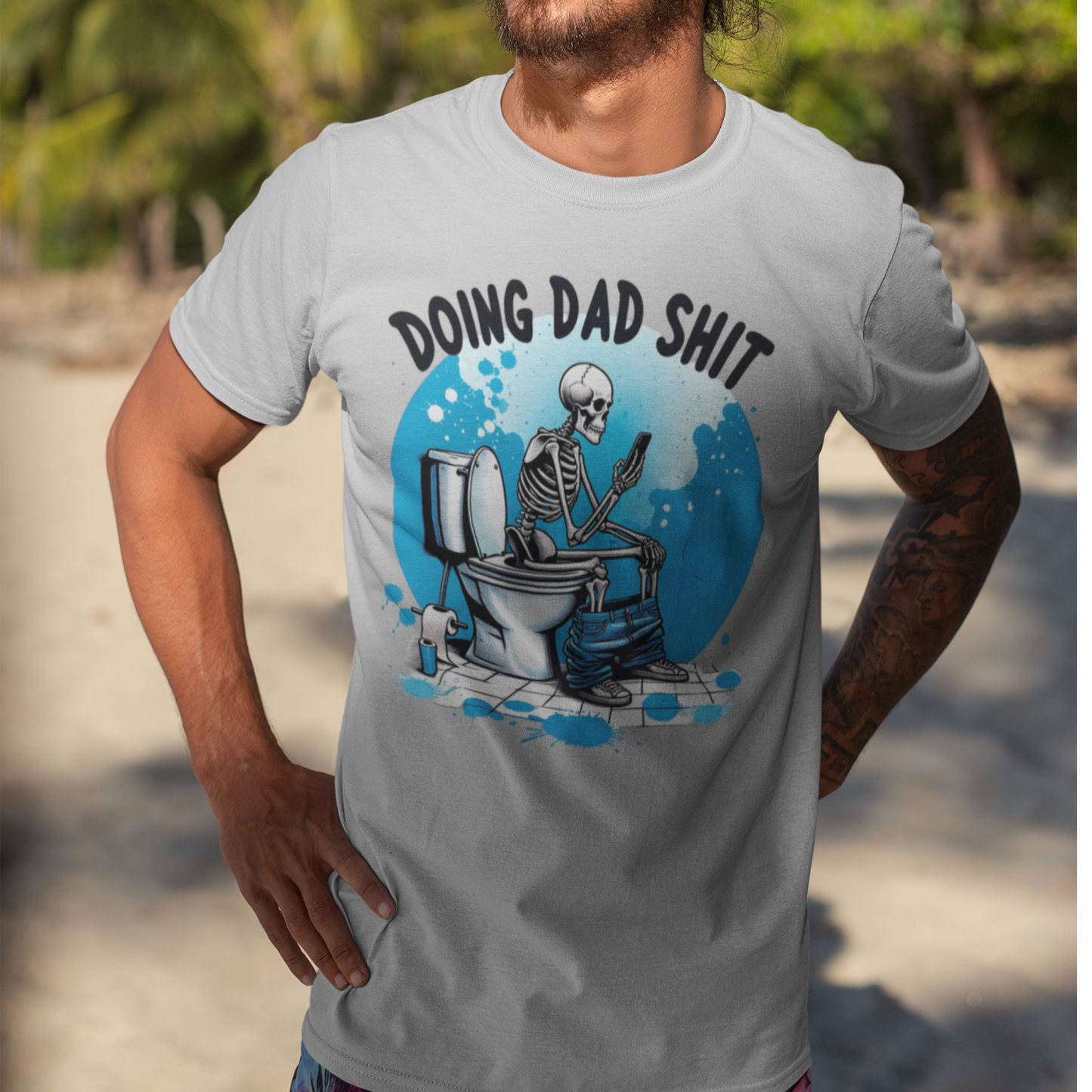 To Dad "Doing Dad Shit" Short Sleeve T-Shirt