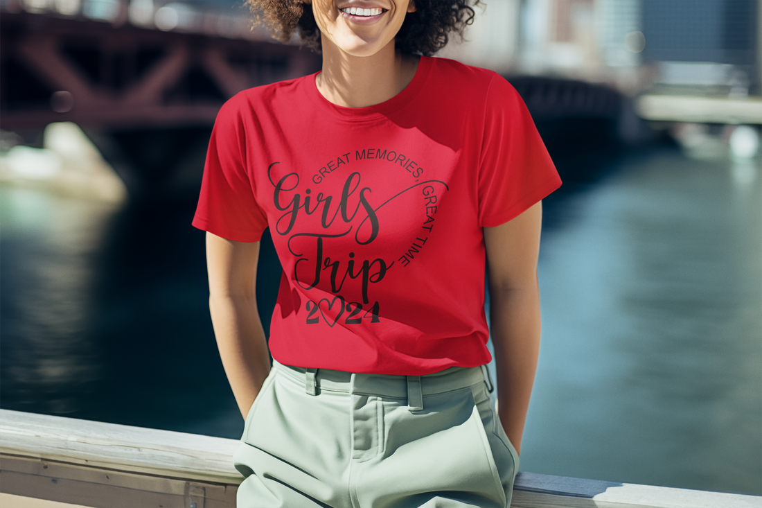 "Girl's Trip 2024" Ladies' Boyfriend T-Shirt