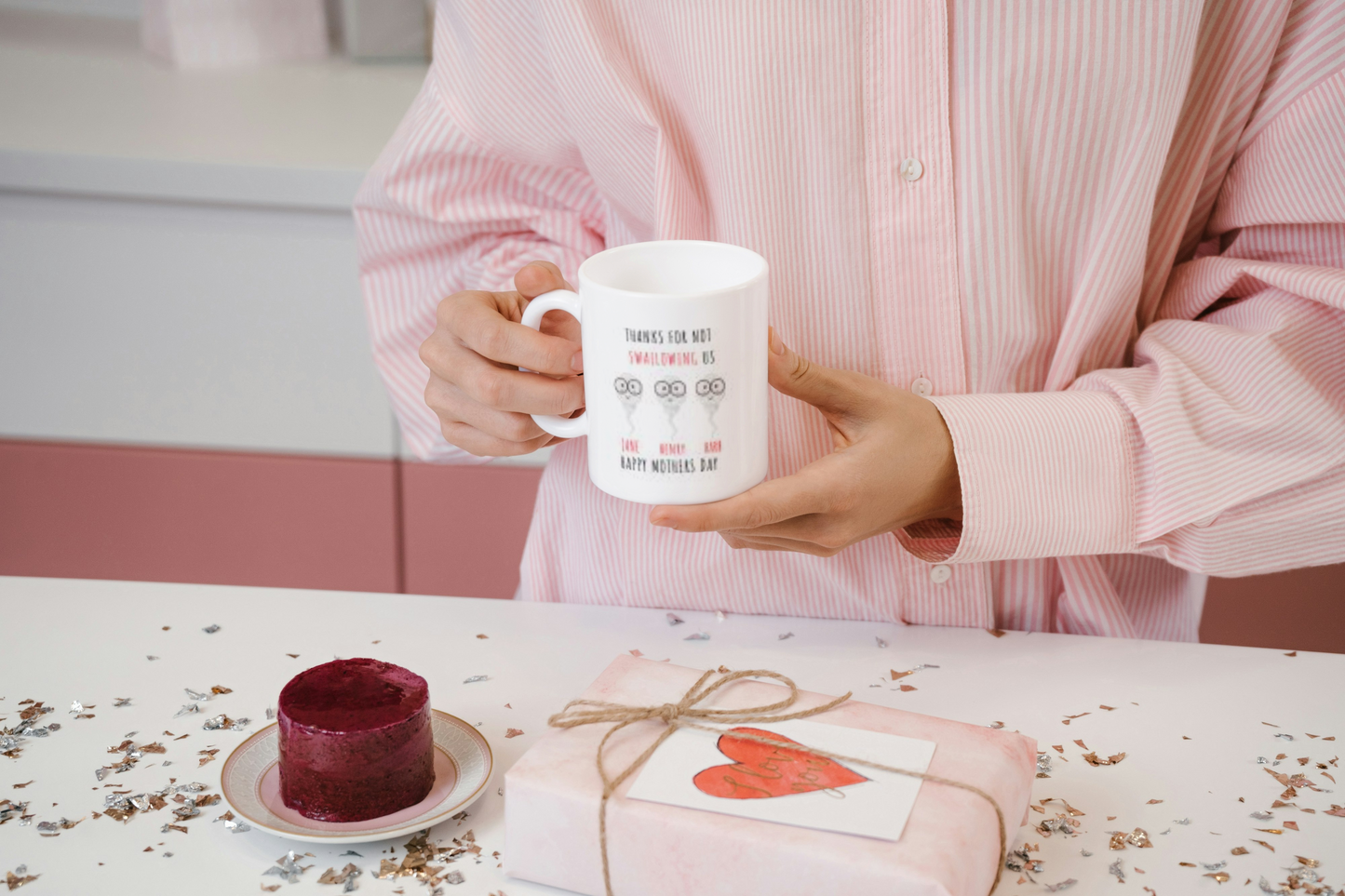 Thanks for not Swallowing Us| Personalized Mug for Mother's Day