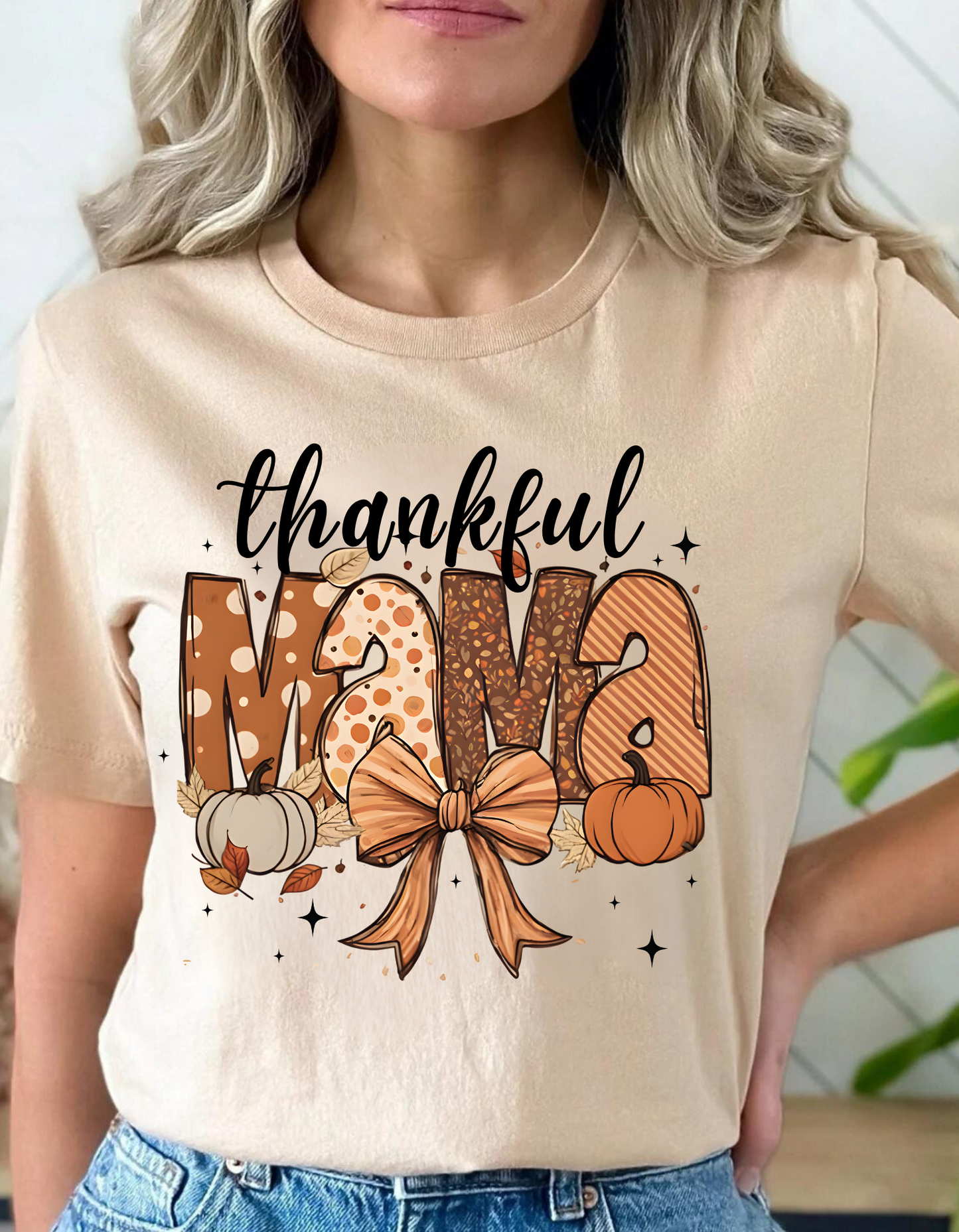 Thankful Mama Fall Shirts | Thanksgiving Apparel | Gifts | Mom Shirt!