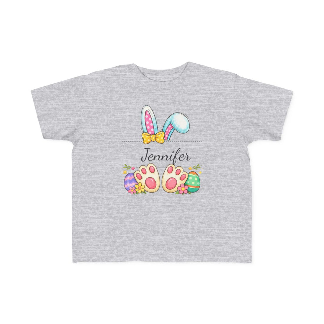 Happy Easter Custom Shirt, Cute Bunny Toddler T-Shirt, Easter Family Trip Shirt, Kids Easter Tee, Personalized Easter Shirt, Bunny Lover Tee