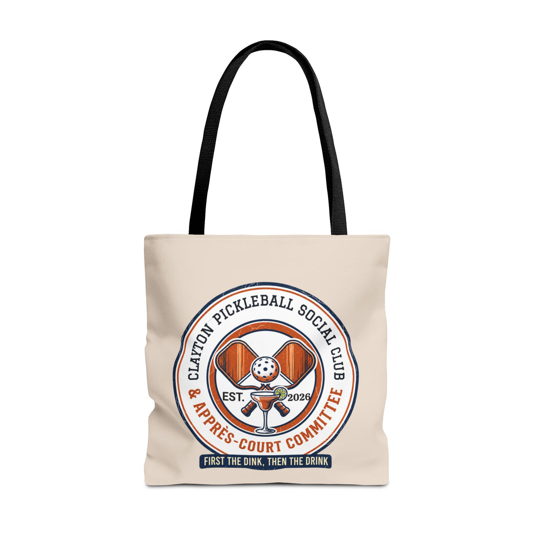 Personalized Pickleball Social Club Tote Bag – Custom Name & Year
