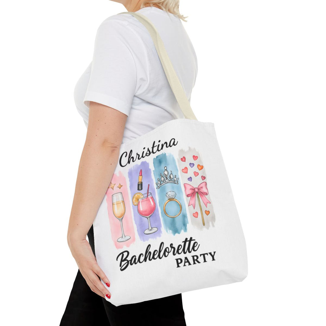 Custom Bachelorette Party Latte Mug | Matching Tote Bag