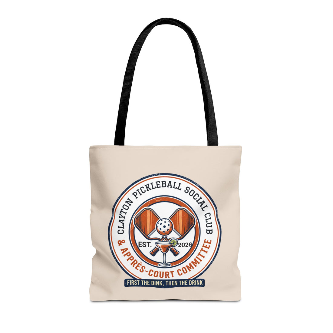 Personalized Pickleball Social Club Tote Bag – Custom Name & Year