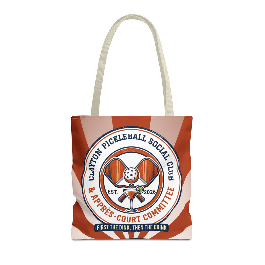 Personalized Pickleball Social Club Tote Bag – Custom Name & Year