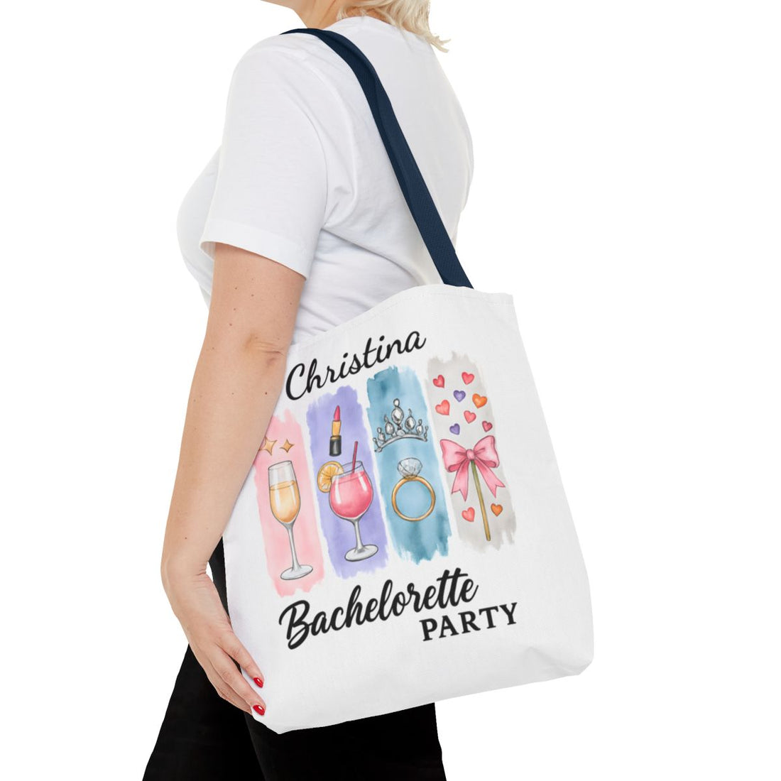 Custom Bachelorette Party Latte Mug | Matching Tote Bag