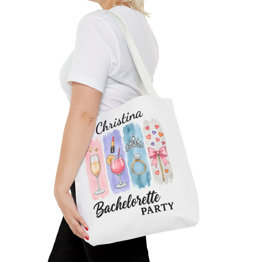 Custom Bachelorette Party Latte Mug | Matching Tote Bag