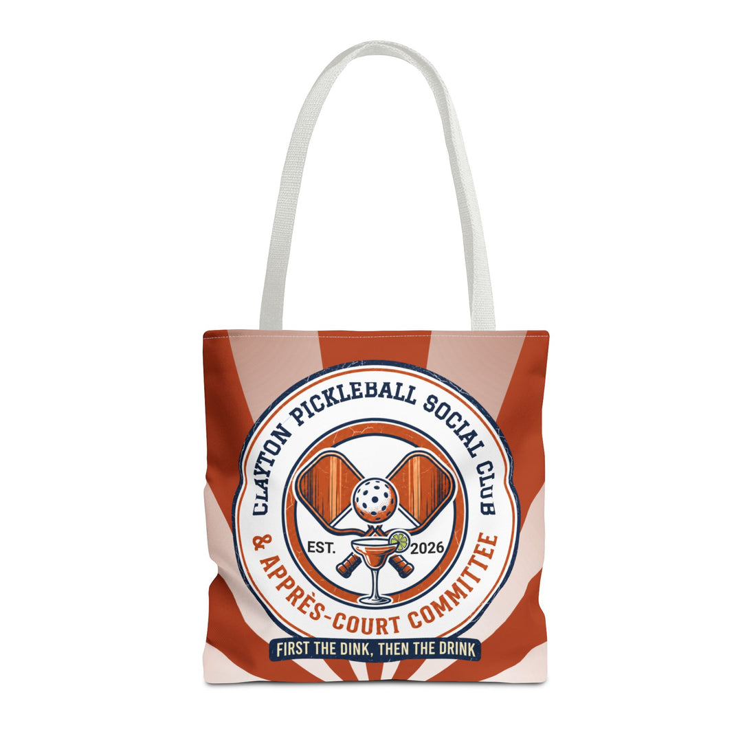 Personalized Pickleball Social Club Tote Bag – Custom Name & Year