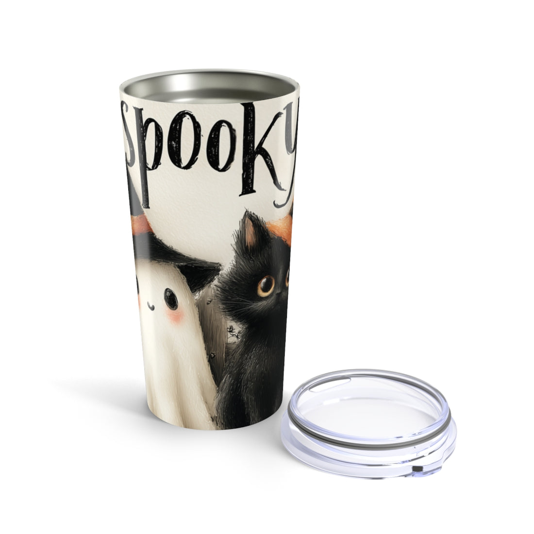 Spooky Cats Halloween Tumbler 20oz - Insulated Travel Mug