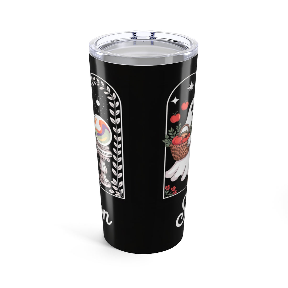 Spooky Season Ghost and Pumpkins Tumbler 20oz