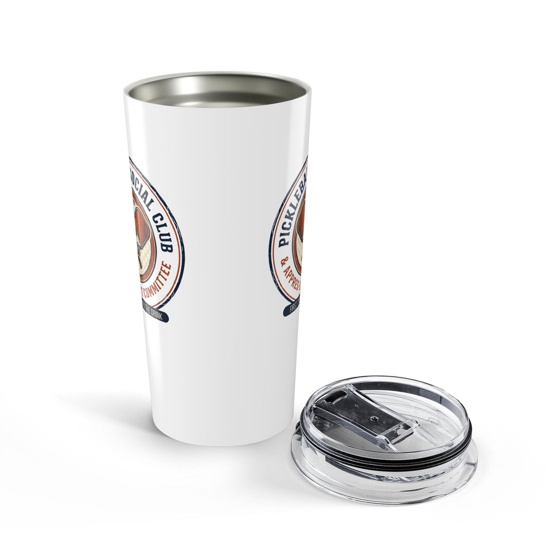 Pickleball Social Club Tumbler | First the Dink Then the Drink | Pickleball Gift for Players | 20oz Insulated Travel Mug | Matching Pickleball Shirt Available