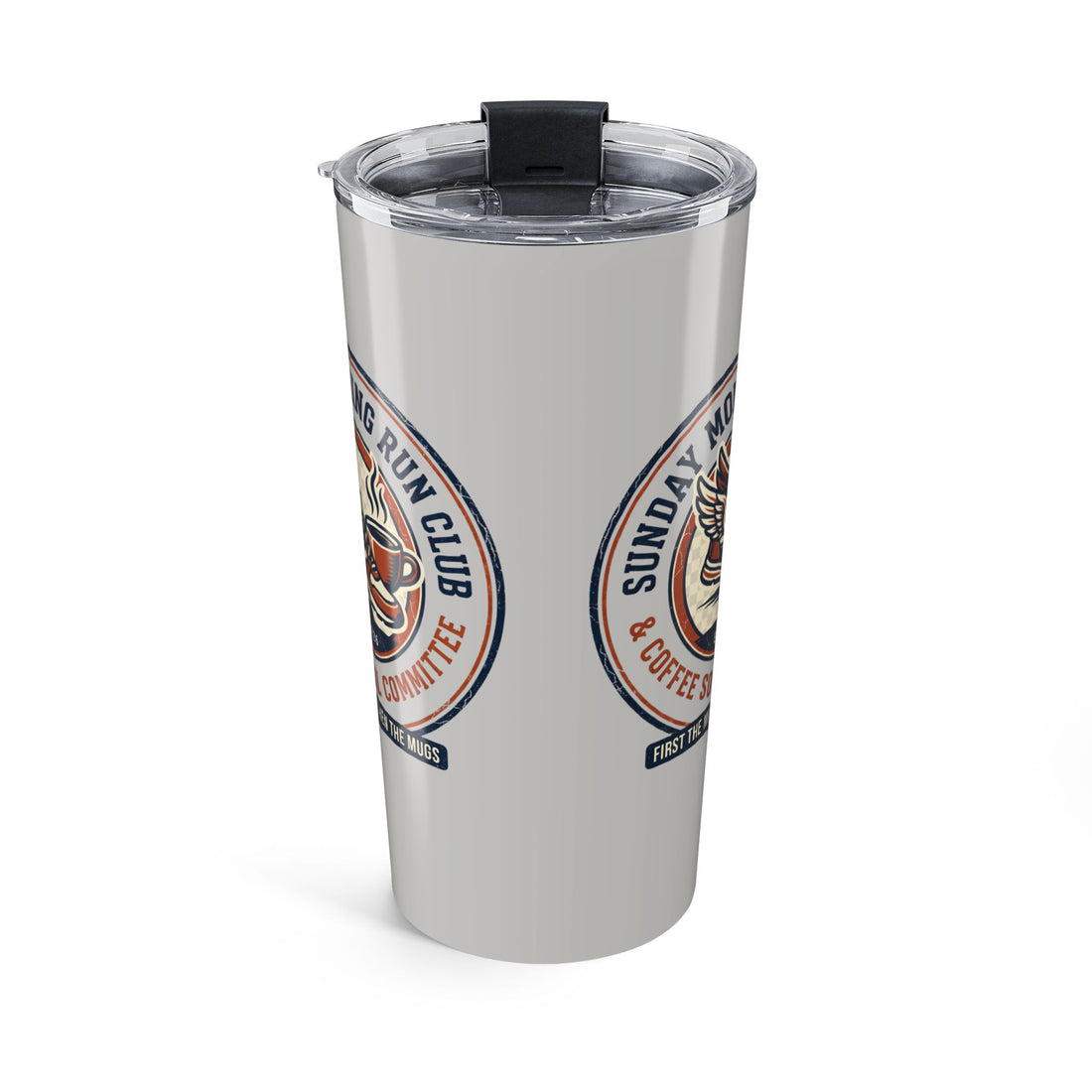 Personalized Running Tumbler, Sunday Morning Run Club, Gift for Runners, Vacuum Insulated Travel Mug, Fitness Enthusiast Tumbler, 20oz