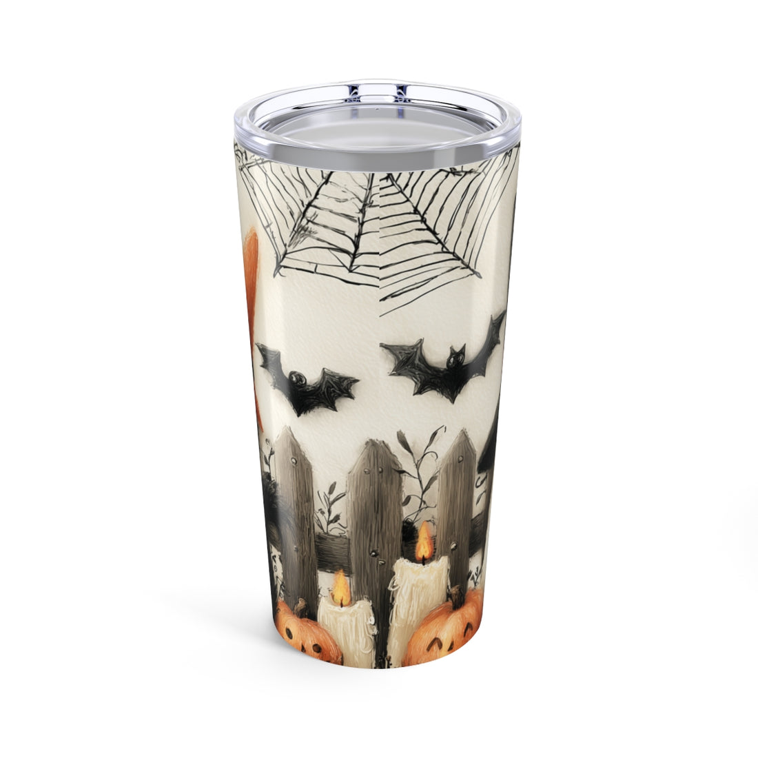 Spooky Cats Halloween Tumbler 20oz - Insulated Travel Mug