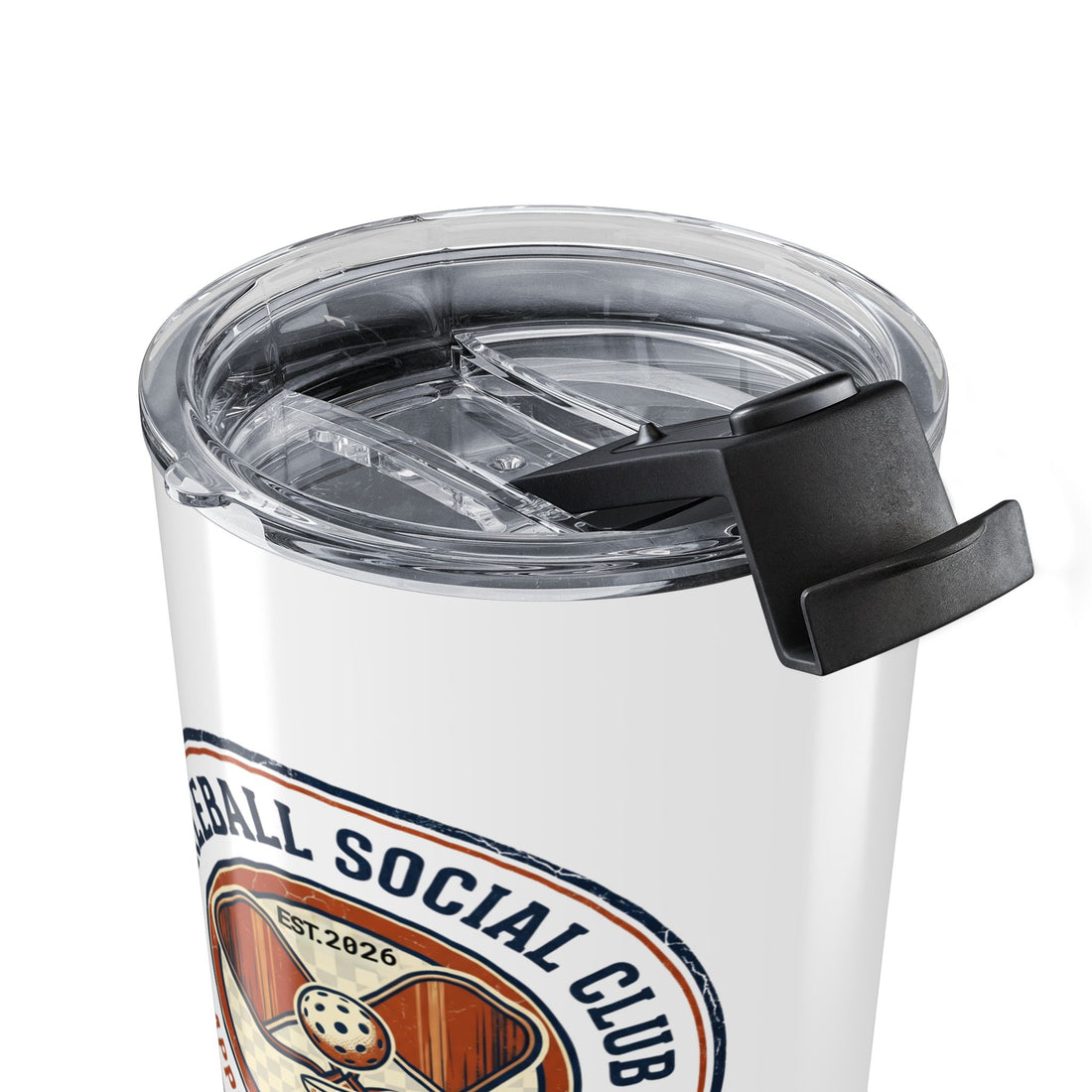 Pickleball Social Club Tumbler | First the Dink Then the Drink | Pickleball Gift for Players | 20oz Insulated Travel Mug | Matching Pickleball Shirt Available