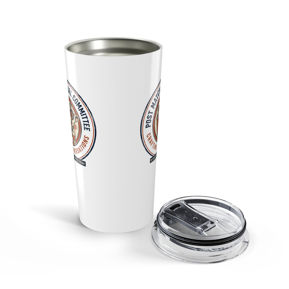 Post Match Social Committee Tumbler | Social Club Travel Mug | Sports Team Gift | League Night Stainless Steel Tumbler