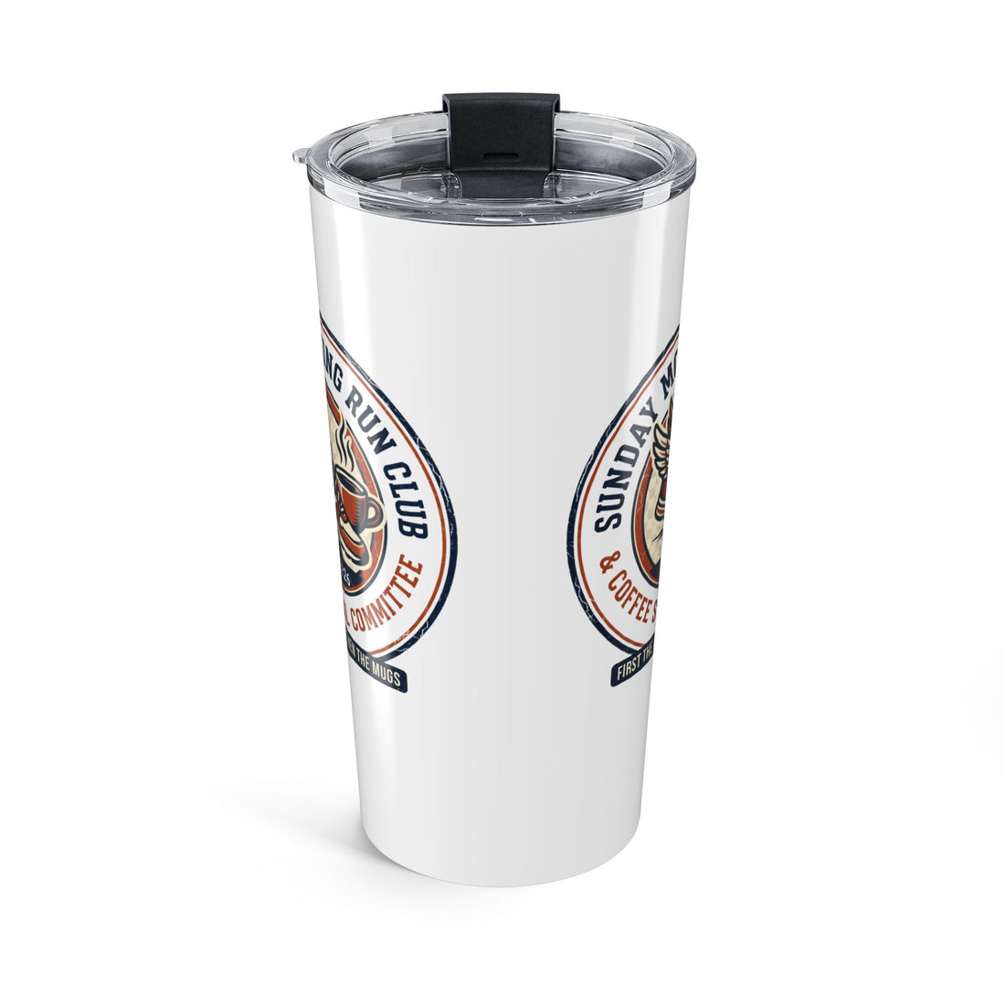 Personalized Running Tumbler, Sunday Morning Run Club, Gift for Runners, Vacuum Insulated Travel Mug, Fitness Enthusiast Tumbler, 20oz