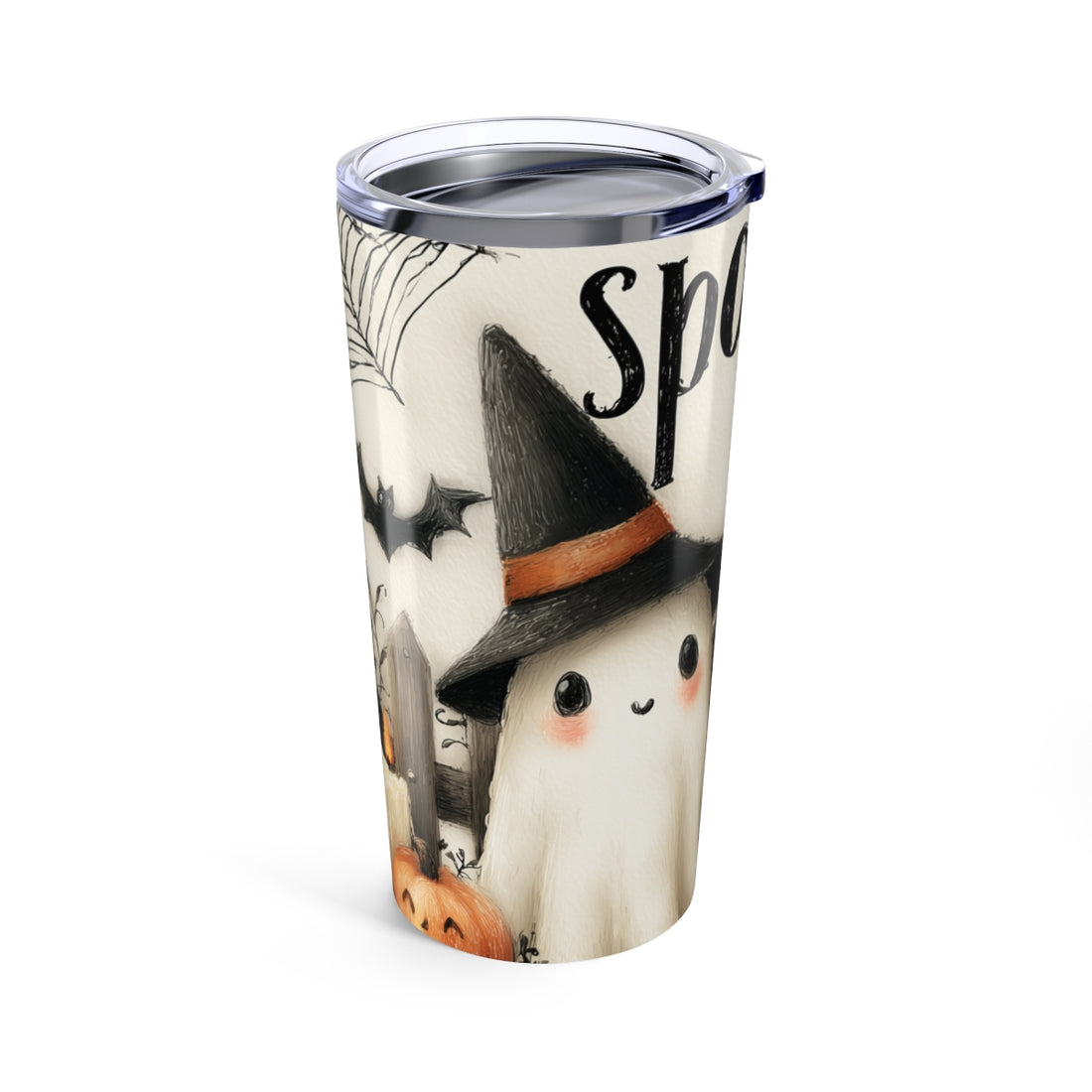 Spooky Cats Halloween Tumbler 20oz - Insulated Travel Mug