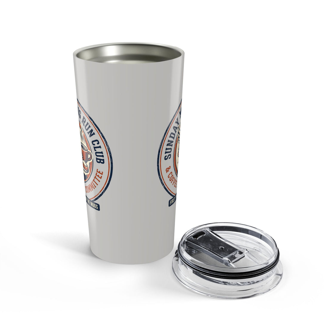 Personalized Running Tumbler, Sunday Morning Run Club, Gift for Runners, Vacuum Insulated Travel Mug, Fitness Enthusiast Tumbler, 20oz