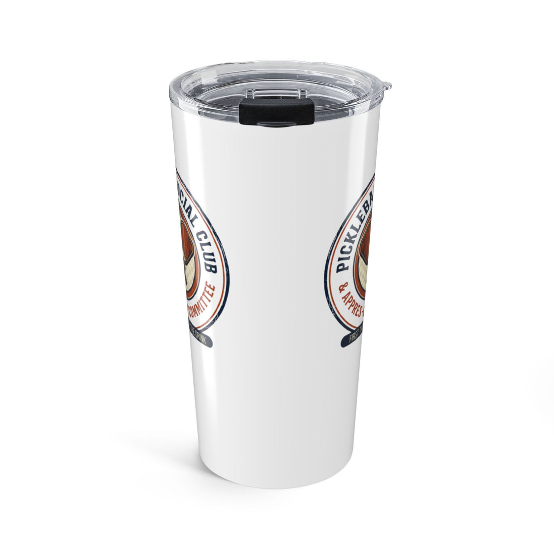 Pickleball Social Club Tumbler | First the Dink Then the Drink | Pickleball Gift for Players | 20oz Insulated Travel Mug | Matching Pickleball Shirt Available