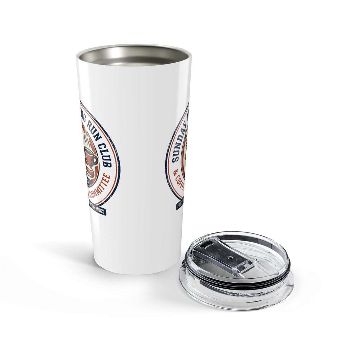 Personalized Running Tumbler, Sunday Morning Run Club, Gift for Runners, Vacuum Insulated Travel Mug, Fitness Enthusiast Tumbler, 20oz