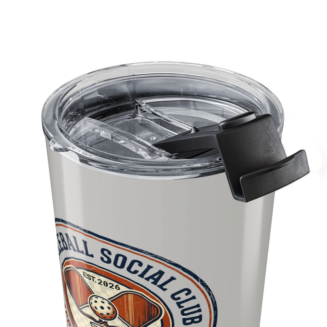 Pickleball Social Club Tumbler | First the Dink Then the Drink | Pickleball Gift for Players | 20oz Insulated Travel Mug | Matching Pickleball Shirt Available