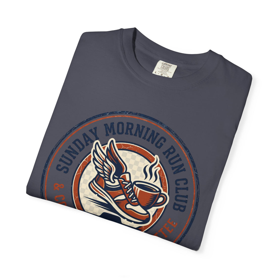 Personalized Sunday Morning Run Club T-Shirt | Custom Running Club Year | Comfort Colors | Coffee Runner Shirt | Running Group Gift