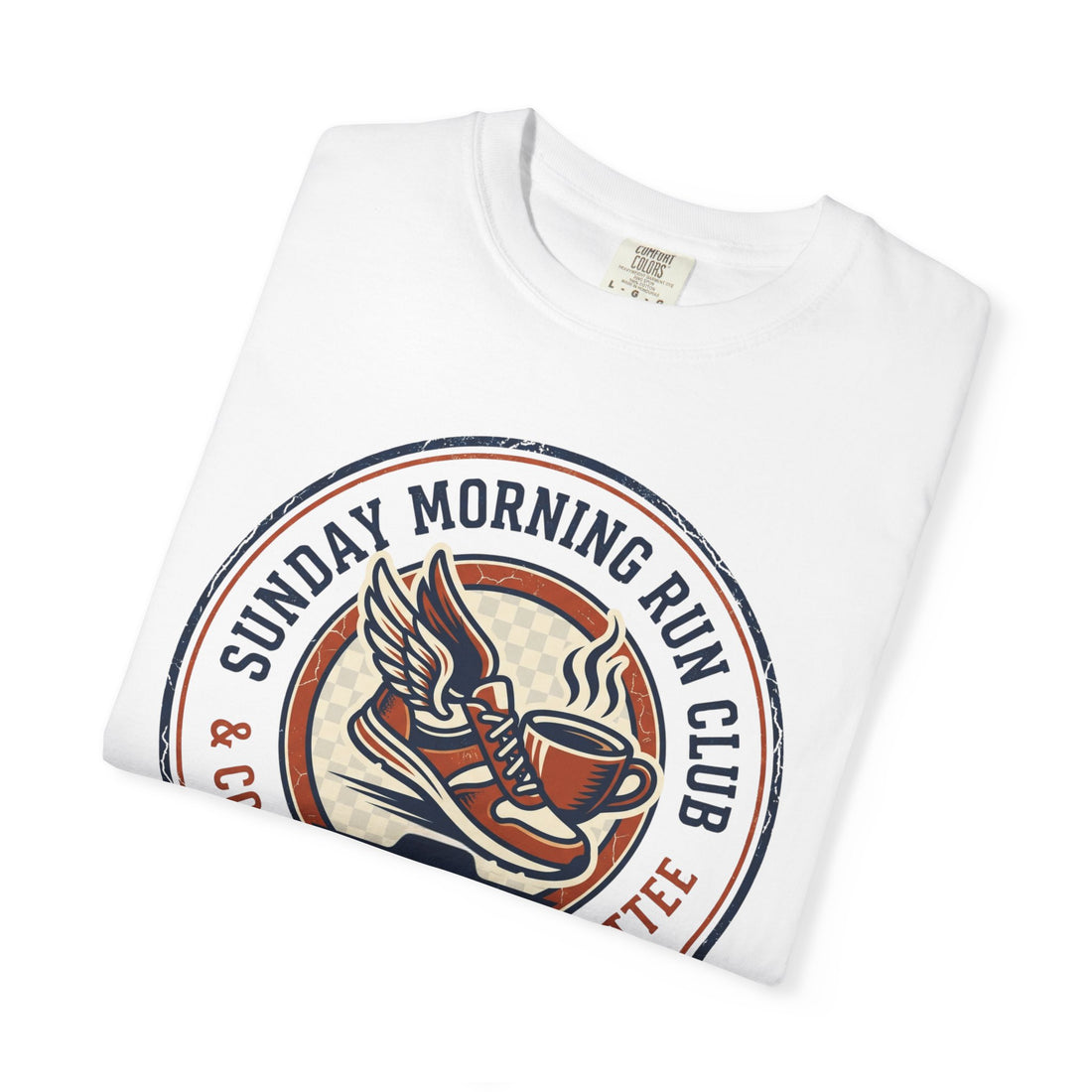 Personalized Sunday Morning Run Club T-Shirt | Custom Running Club Year | Comfort Colors | Coffee Runner Shirt | Running Group Gift