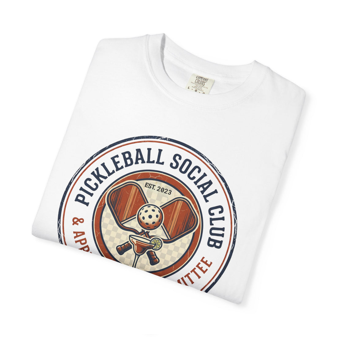 Personalized Pickleball Social Club T-Shirt | Custom Club Year | Comfort Colors | Pickleball Team Shirt | Après Court Gift