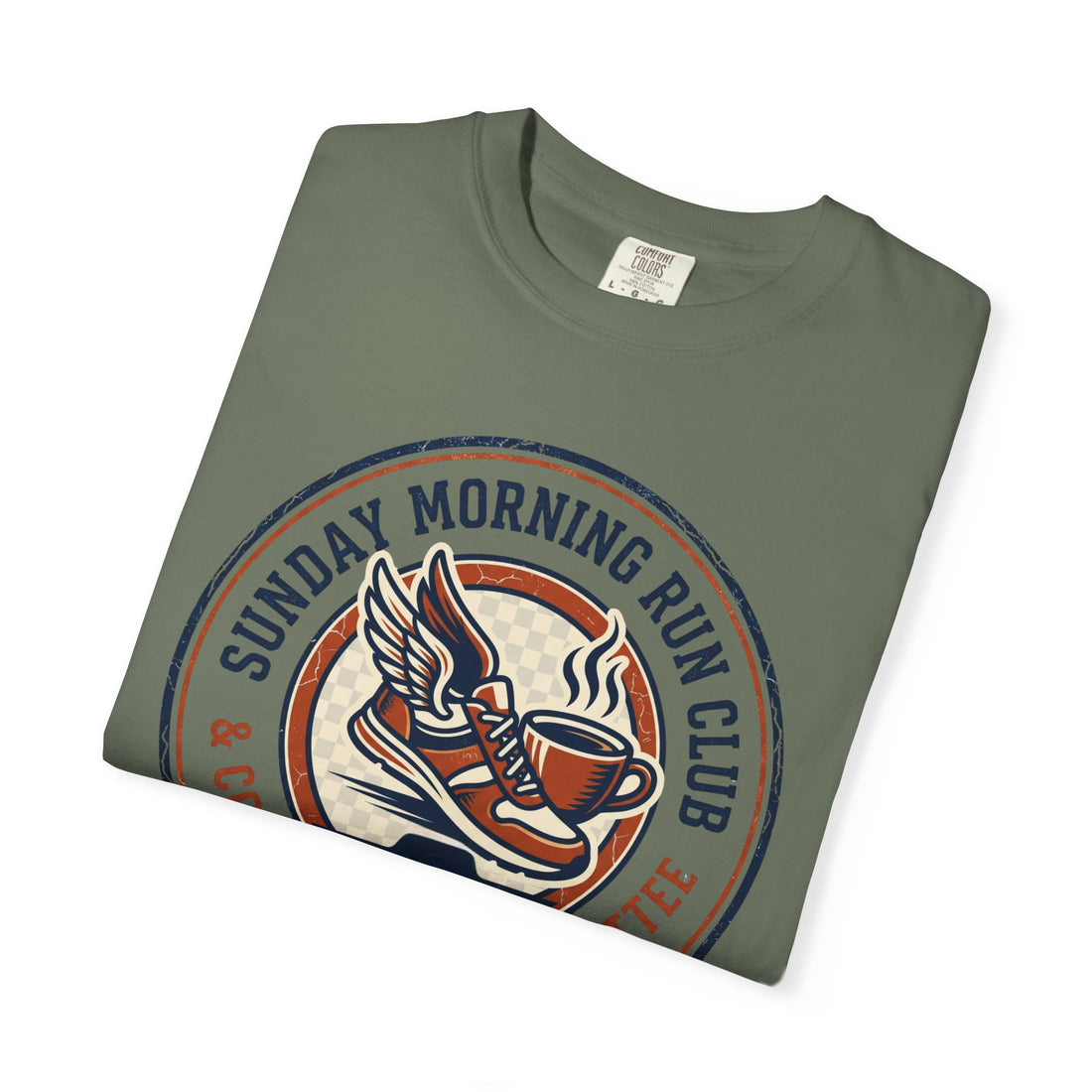 Personalized Sunday Morning Run Club T-Shirt | Custom Running Club Year | Comfort Colors | Coffee Runner Shirt | Running Group Gift