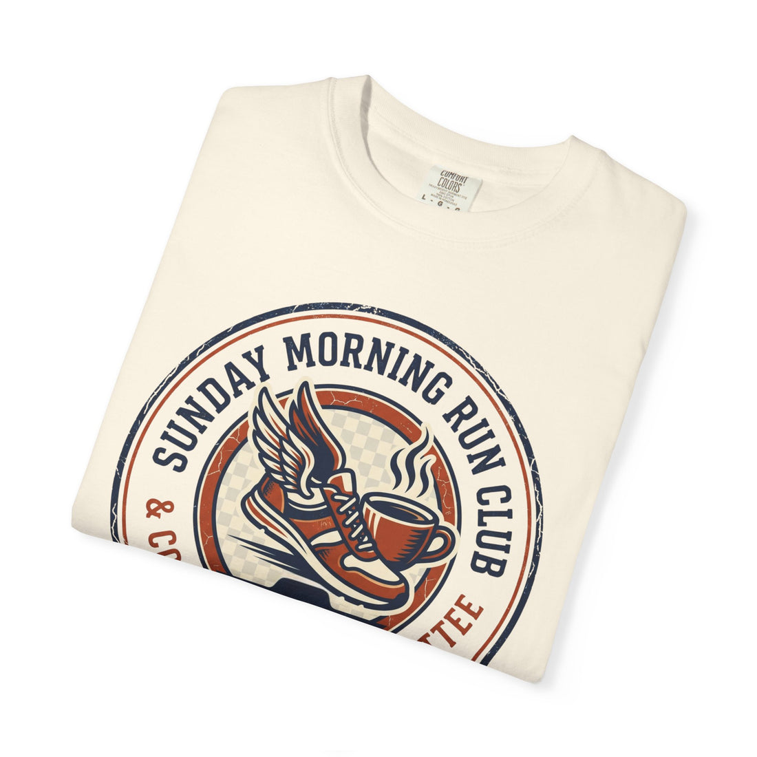 Personalized Sunday Morning Run Club T-Shirt | Custom Running Club Year | Comfort Colors | Coffee Runner Shirt | Running Group Gift