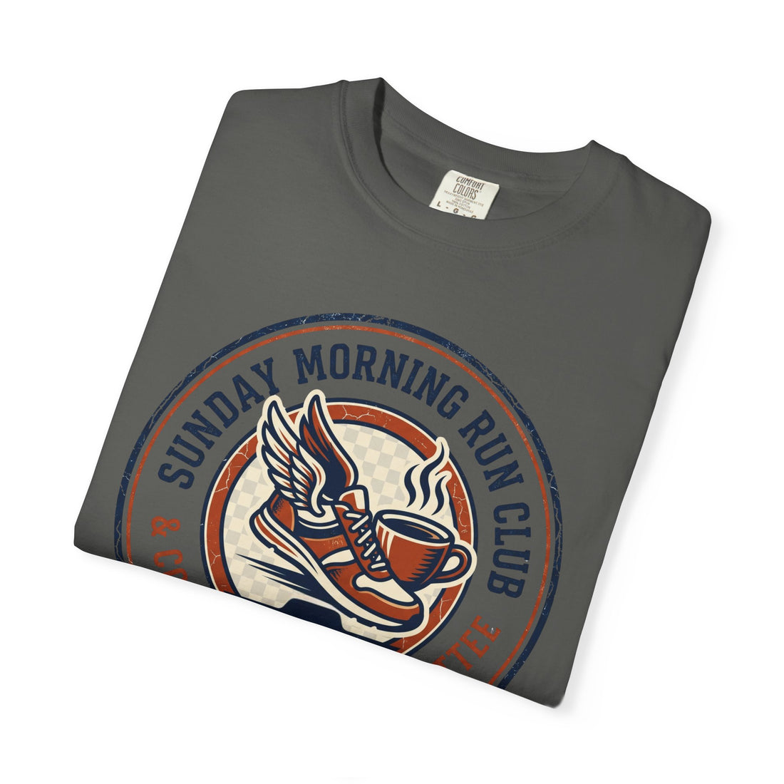 Personalized Sunday Morning Run Club T-Shirt | Custom Running Club Year | Comfort Colors | Coffee Runner Shirt | Running Group Gift