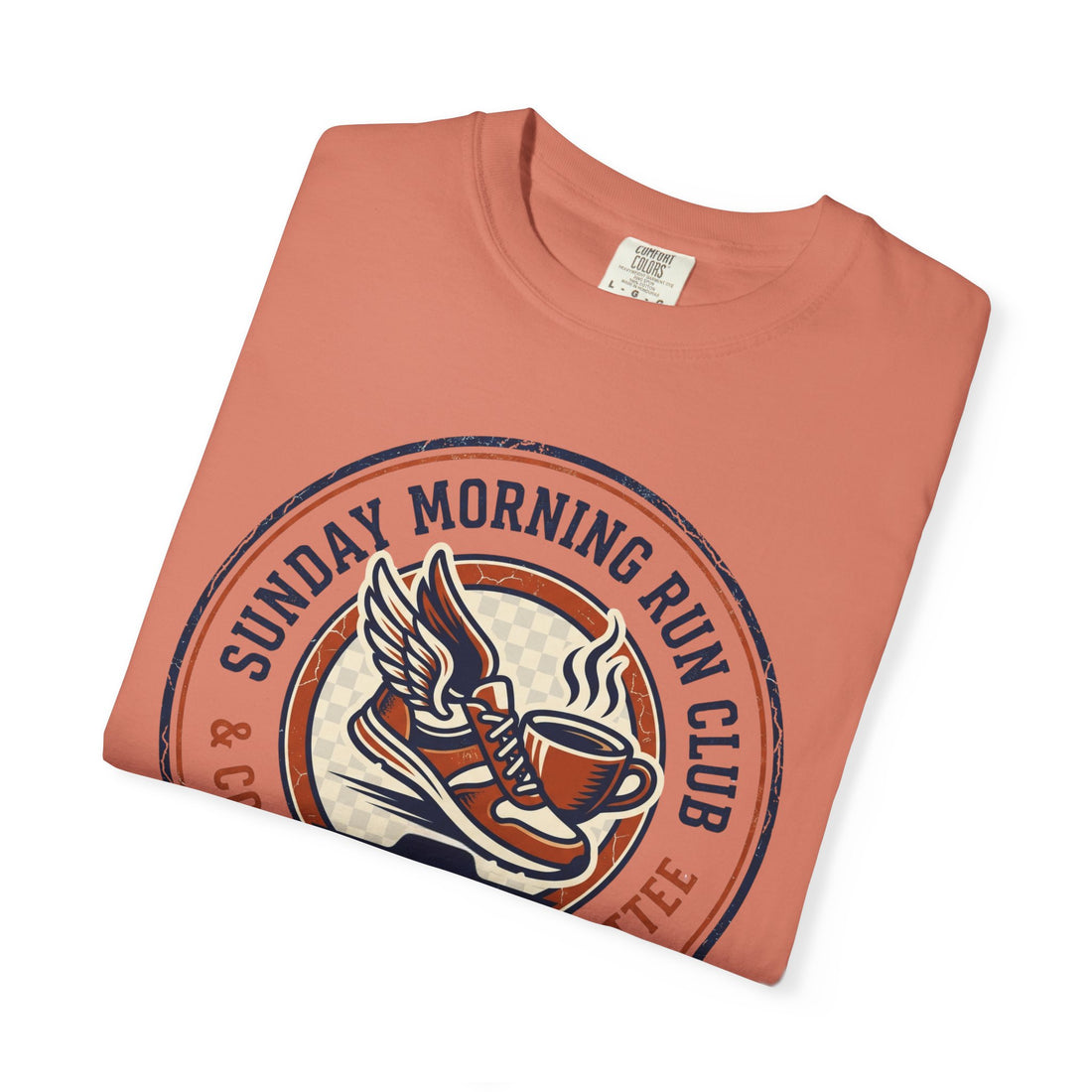 Personalized Sunday Morning Run Club T-Shirt | Custom Running Club Year | Comfort Colors | Coffee Runner Shirt | Running Group Gift