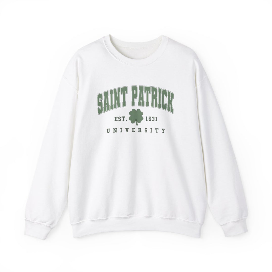 Saint Patrick University Crewneck Sweatshirt, Saint Patrick's Day